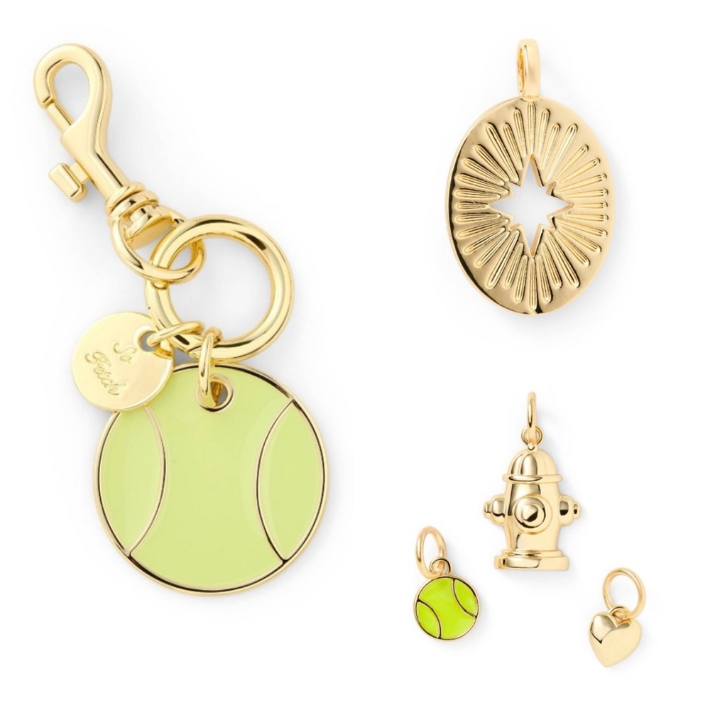 The Cuddle Collab Dog Cat Keychain Tennis Ball Hydrant Wiggle Butt Charms NWT